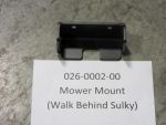 026-0002-00 - Mower Mount Walk Behind Sulky Component