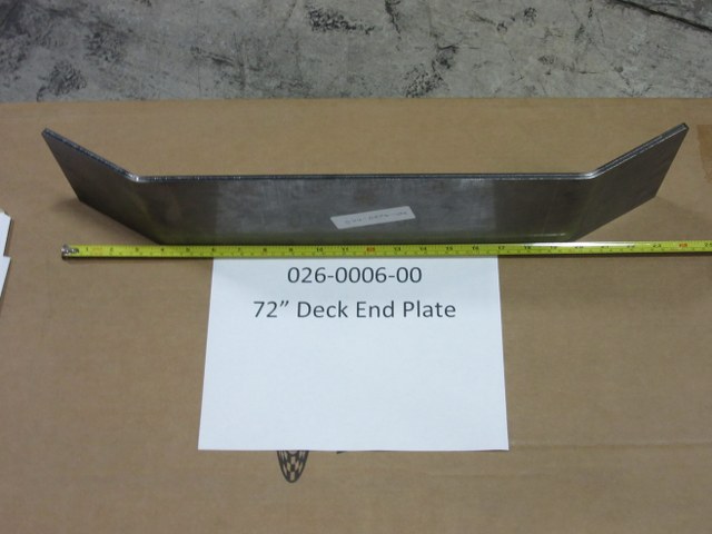 026-0006-00 - 72 Deck End Plate