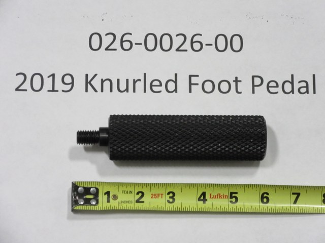 026-0026-00 - 2019-2022 Rebel, Renegade & Rogue Knurled Foot Pedal
