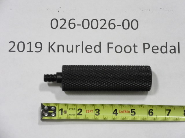 026-0026-00 - Knurled Foot Pedal | Free Shipping Over $100
