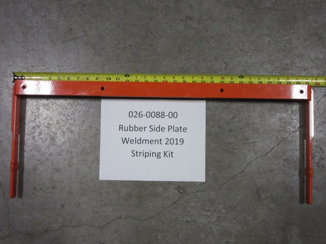 026-0088-00 - Rubber Side Plate Weldment 2019 Striping Kit