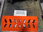 026-0337-00 - Muffler Shield-Painted--Orange