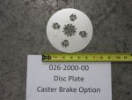 026-2000-00 - Disc Plate Front WheelFront Brake Option