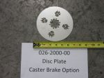 026-2000-00 - Disc Plate Front WheelFront  | Free Shipping Over $100