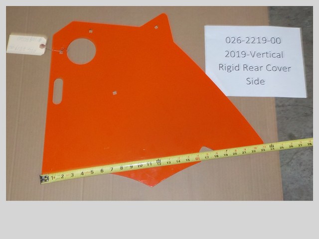 026-2219-00 - 2019-2022 Vertical Rigid Rear Cover Side Component