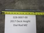 028-0007-00 - Deck Height Dial Rod | Free Shipping Over $100