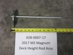 028-0007-17 - 2018-2022 MZ Magnum Deck Height Rod Assy.