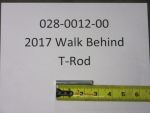 028-0012-00 - 2017-2018 Walk Behind T-Rod