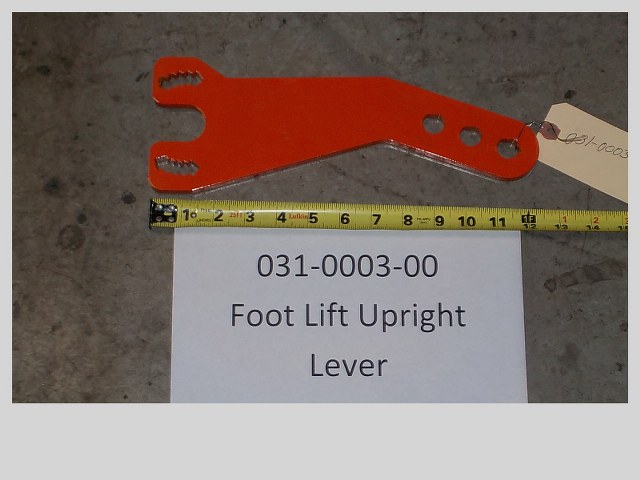 031-0003-00 - Foot Lift Upright Lever | Free Shipping Over $100