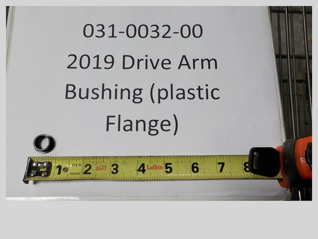 031-0032-00 -  Drive Arm Bushing (Plastic Flange) 2019-2022 Revolt, Renegade, Walk Behind & Maverick