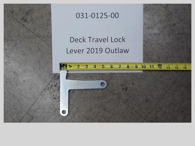 031-0125-00 - Deck Travel Lock Lever 2019-2022 Rebel, Renegade & Rogue