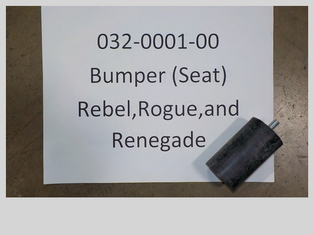 032-0001-00 - Rubber Bumper (Seat) 2019-2022 Rebel, Renegade & Rogue