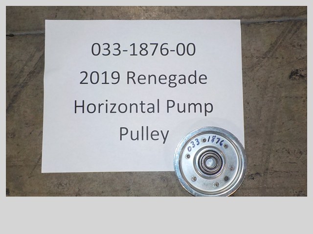 033-1876-00 - Horizontal Pump Pulley Capitol# 401-0834