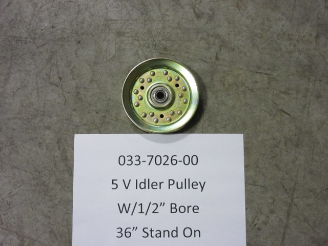 033-7026-00 - 5" V Idler Pulley