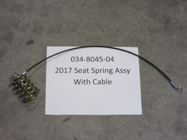 034-8045-04 - 2017 Seat Spring Assy. With Cable