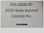 035-0008-00 - Walk-Behind Control Pin | Free Shipping Over $100