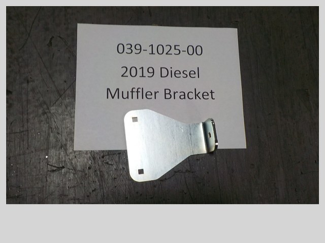 039-1025-00 - 2019 Diesel Muffler Bracket