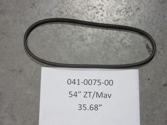 041-0075-00 - 54" ZT Blower Belt for 2019 Bagger