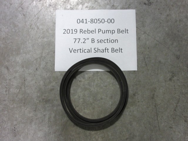 041-8050-00 - 2019 - 2024 Rebel Pump Belt  77.2" B section Vertical Shaft Belt