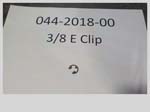044-2018-00 - 3/8 E Clip | Free Shipping Over $100