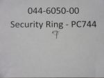 044-6050-00 - Security Ring - PC744 | Free Shipping Over $100