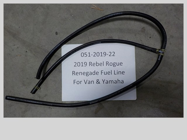 051-2019-22 - Rebel Rogue Renegade Fuel Line for Vanguard and Yamaha Units