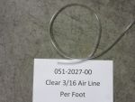 051-2027-00 -  Clear 3/16" EPA Air Line | Free Shipping Over $100