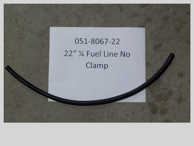 051-8067-22 -  22" 1/4" Fuel Line No Clamp