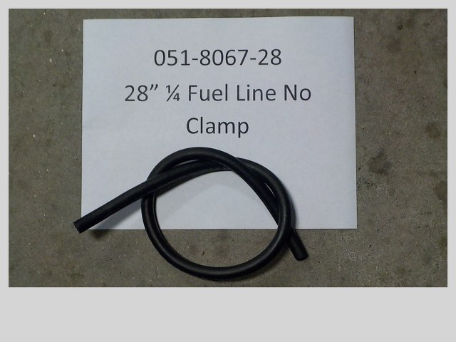 051-8067-28 - 28" 1/4 Fuel Line No Clamp | Free Shipping Over $100