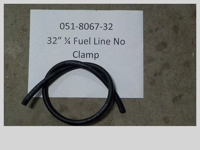 051-8067-32 - 32 1/4 Fuel Line No Clamps
