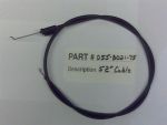 055-8021-75 - 52" Throttle Cable ONLY | Free Shipping Over $100
