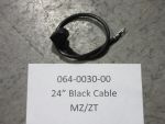 064-0030-00 - 24 inch Black Battery Cable | Free Shipping Over $100