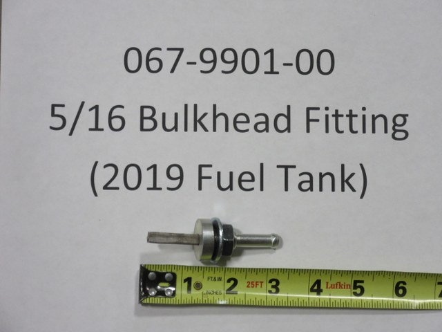 067-9901-00 - Bulkhead Fitting for Fuel Tanks 2019-2022 Rebel, Renegade & Rogue