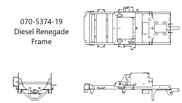 070-5374-19 - Horizontal Diesel Renegade Frame