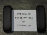 071-5062-00 - Pair of Arm Pads for the071-5060-00 2015 Outlaw Seat