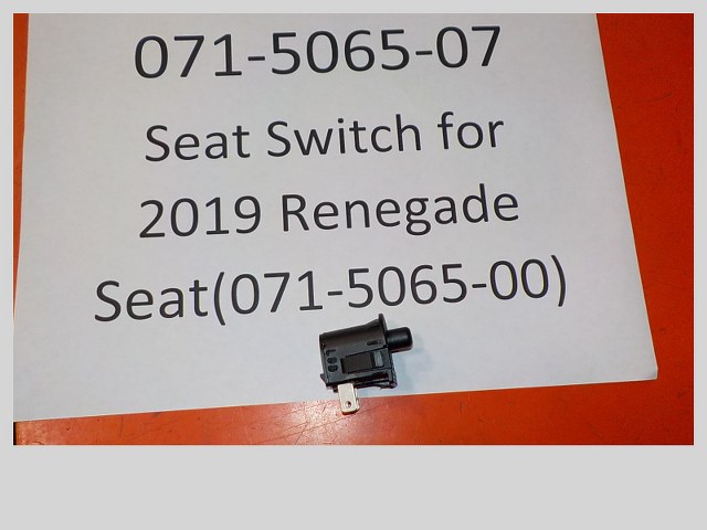 071-5065-07 - Seat Switch fits the 071-5065-00 Renegade Seat