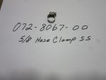 072-8067-00 - 5/8 Hose Clamp SS | Free Shipping Over $100