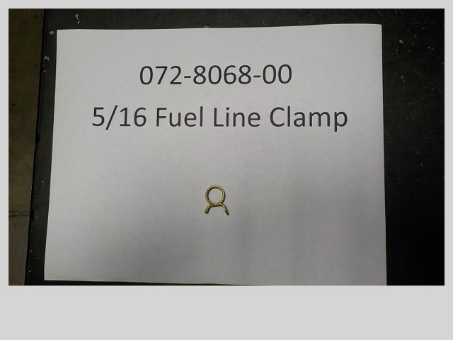 072-8068-00 - 5/16 Fuel Line Clamp
