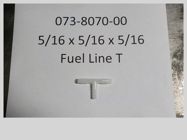 073-8070-00 - 5/16 x 5/16 x 5/16 Fuel Line T