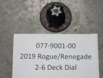 077-9001-00 - Deck Height Dial Knob 2 to 6  2019-2022 Renegade & Rogue