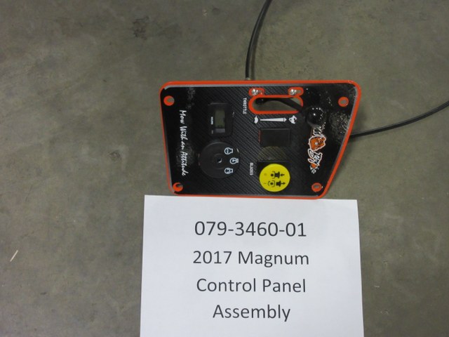 079-3460-01 - 2017 MZ Magnum Control Panel Assy.