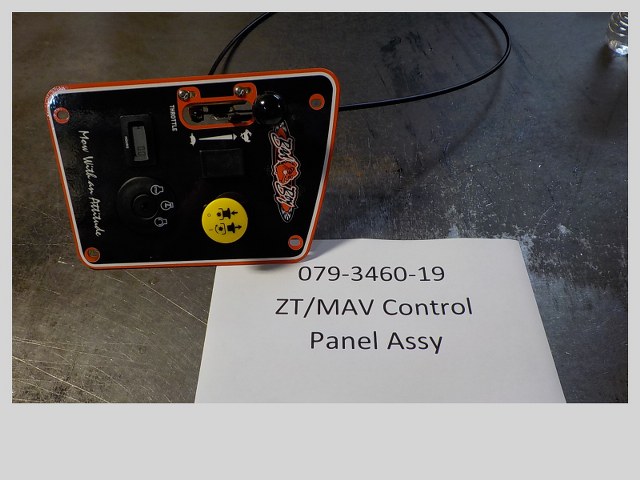 079-3460-19 - 2019-2022 ZT/Maverick Control Panel Assy, Also Fits 2019-2021 Compact Outlaw, and 2022 MZ/MZ Magnum