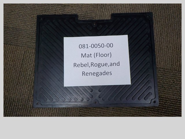 081-0050-00 - Floor Mat | Free Shipping Over $100