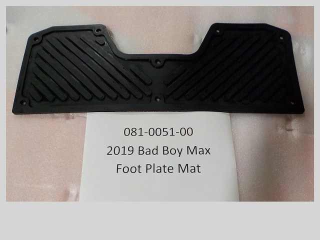 081-0051-00 - Foot Plate Mat  | Free Shipping Over $100