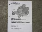 088-7002-15 - 2015 MZ Magnum Owner's Manual