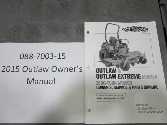 088-7003-15 - 2015 Outlaw Owner's Manual