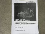 088-7004-14 - 2014 Outlaw XP Owner's Manual