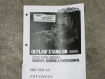088-7005-14 - Outlaw Stand On Owner Manual | Free Shipping Over $100
