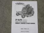 088-7006-15 - 2015 ZT Elite Owner's Manual
