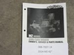 088-7007-14 - 2014 MZ 42" Owner's Manual